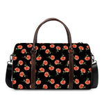 Watercolor Carnation Pattern Print Duffle Bag