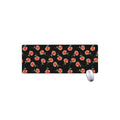 Watercolor Carnation Pattern Print Extended Mouse Pad