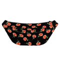 Watercolor Carnation Pattern Print Fanny Pack