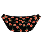 Watercolor Carnation Pattern Print Fanny Pack