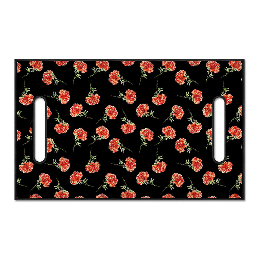 Watercolor Carnation Pattern Print Golf Cart Seat Cover