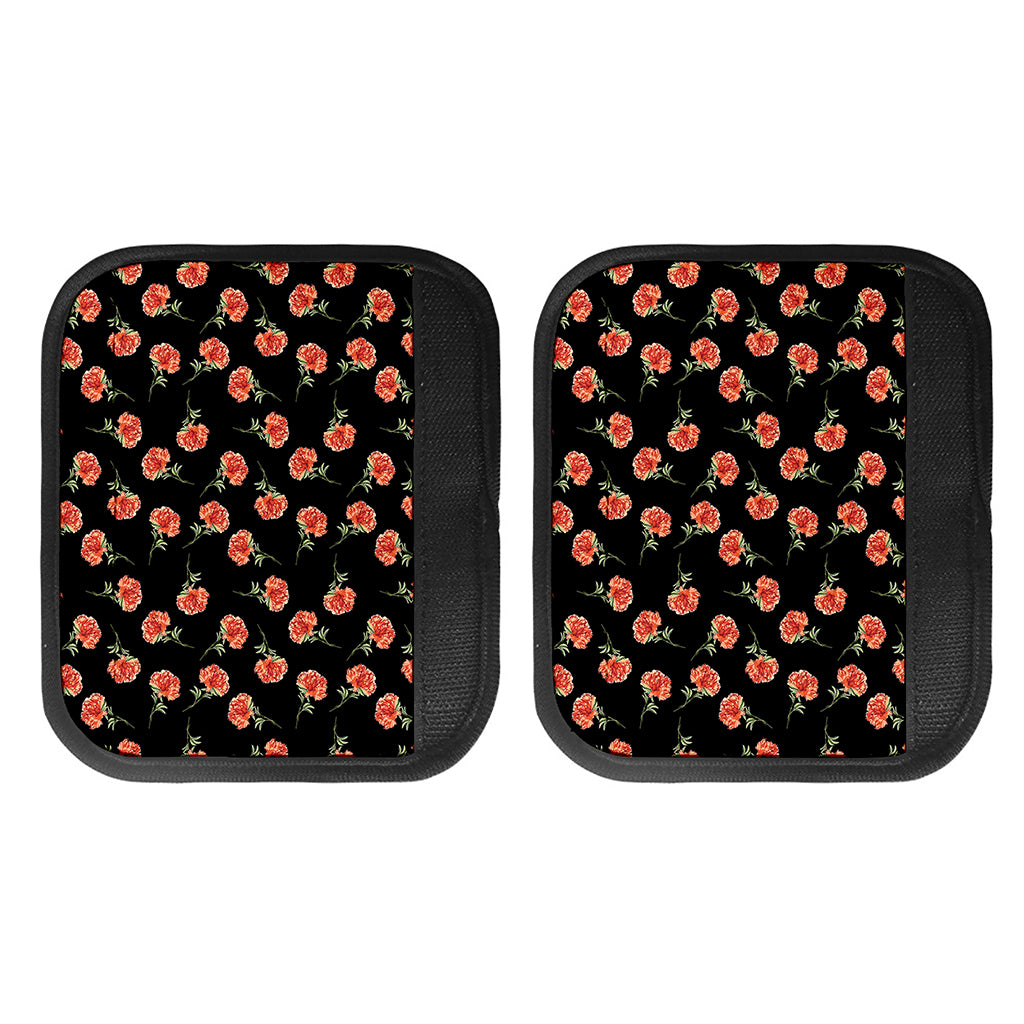 Watercolor Carnation Pattern Print Handle Covers