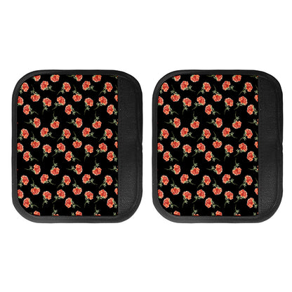 Watercolor Carnation Pattern Print Handle Covers