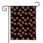 Watercolor Carnation Pattern Print House Flag
