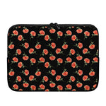 Watercolor Carnation Pattern Print Laptop Sleeve