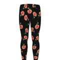 Watercolor Carnation Pattern Print Men's Leggings