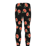Watercolor Carnation Pattern Print Men's leggings