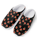 Watercolor Carnation Pattern Print Mesh Casual Shoes