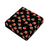 Watercolor Carnation Pattern Print Outdoor Seat Cushion Cover