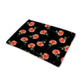 Watercolor Carnation Pattern Print Pet Cooling Mat Cover
