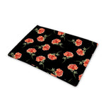 Watercolor Carnation Pattern Print Pet Cooling Mat Cover