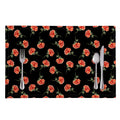 Watercolor Carnation Pattern Print Placemat