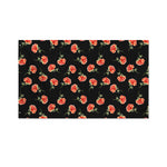 Watercolor Carnation Pattern Print Polyester Flag