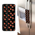 Watercolor Carnation Pattern Print Refrigerator Handle Covers