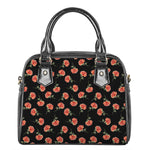 Watercolor Carnation Pattern Print Shoulder Handbag