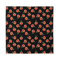 Watercolor Carnation Pattern Print Silk Bandana