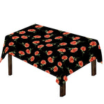 Watercolor Carnation Pattern Print Tablecloth