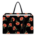 Watercolor Carnation Pattern Print Utility Tote Bag