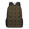 Watercolor Carrot And Radish Print 17 Inch Backpack