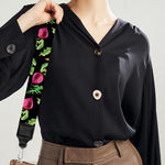 Watercolor Carrot And Radish Print Bag Strap