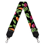 Watercolor Carrot And Radish Print Bag Strap