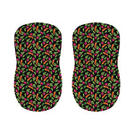 Watercolor Carrot And Radish Print Bar Stool Covers