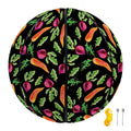 Watercolor Carrot And Radish Print Basketball