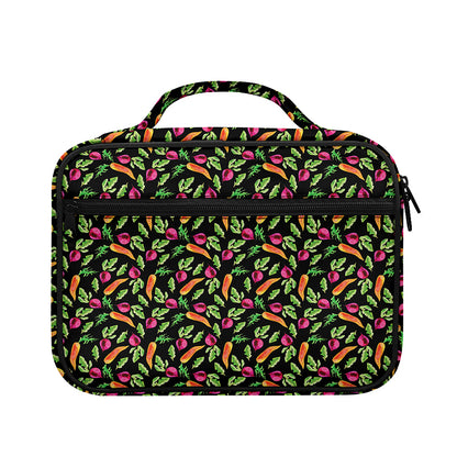 Watercolor Carrot And Radish Print Briefcase Bible Bag