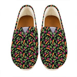 Watercolor Carrot And Radish Print Casual Shoes