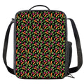 Watercolor Carrot And Radish Print Crossbody Lunch Bag