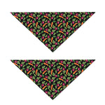 Watercolor Carrot And Radish Print Dog Bandana