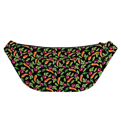 Watercolor Carrot And Radish Print Fanny Pack