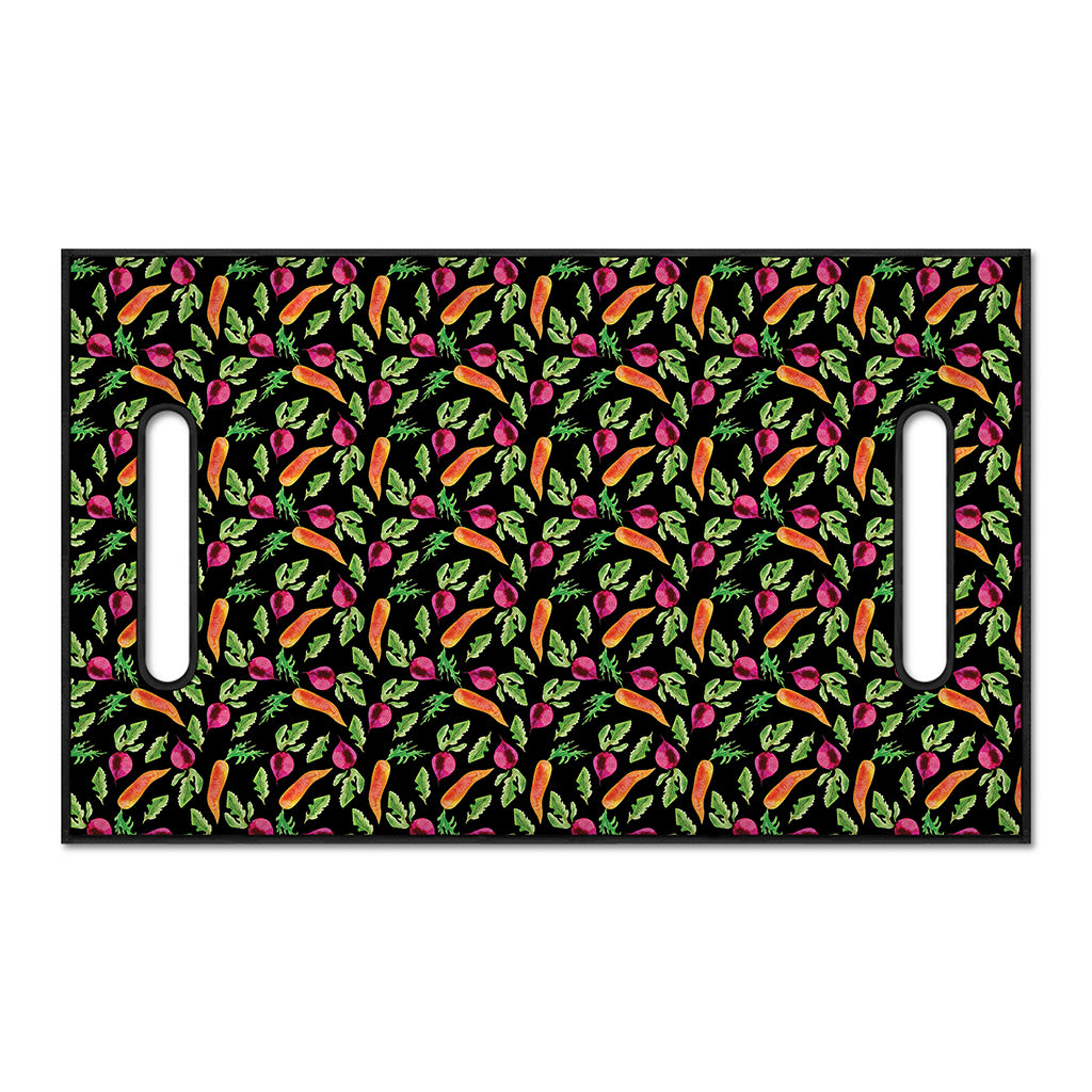 Watercolor Carrot And Radish Print Golf Cart Seat Cover