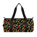 Watercolor Carrot And Radish Print Gym Bag