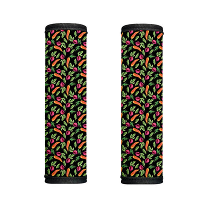 Watercolor Carrot And Radish Print Handle Covers