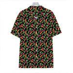 Watercolor Carrot And Radish Print Hawaiian Shirt