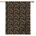 Watercolor Carrot And Radish Print House Flag