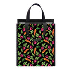 Watercolor Carrot And Radish Print Insulated Lunch Tote
