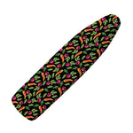 Watercolor Carrot And Radish Print Ironing Board Cover