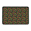 Watercolor Carrot And Radish Print Kitchen Mat