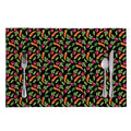 Watercolor Carrot And Radish Print Placemat