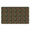 Watercolor Carrot And Radish Print Polyester Doormat