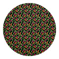 Watercolor Carrot And Radish Print Round Blanket