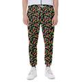 Watercolor Carrot And Radish Print Joggers