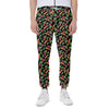 Watercolor Carrot And Radish Print Scuba Joggers