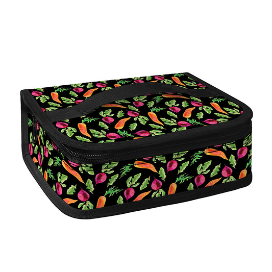 Watercolor Carrot And Radish Print Small Lunch Bag