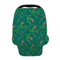 Watercolor Carrot Pattern Print Baby Seat Cover