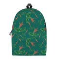 Watercolor Carrot Pattern Print School Backpack