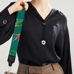 Watercolor Carrot Pattern Print Bag Strap
