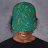 Watercolor Carrot Pattern Print Baseball Cap